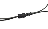 Black Carbon Juma Hourglass Lanyard Bead - Butterfield Machine