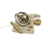 Brass and Aluminum machined gyroscope - Butterfield Machine
