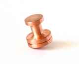 Copper Cuff Link Top - Copper - Butterfield Machine