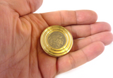 The FlatTop Brass Buffalo EDC Spinning Top - Butterfield Machine