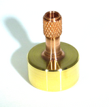 Machined Brass and Copper spinning top
