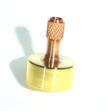 Machined Brass and Copper spinning top