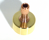 Machined Brass and Copper spinning top
