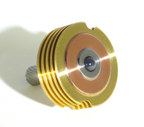 Machined Brass and Copper spinning top