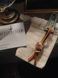 knurled Copper Lanyard Bead Charm - Butterfield Machine