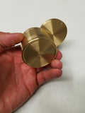 Brass Stash box with Swivel Lid - Butterfield Machine