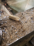 Hand-crafted brass and aluminum cigar punch - Butterfield Machine