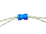 Blue Snake Juma Hourglass Lanyard Bead - Butterfield Machine