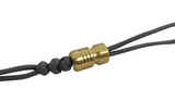 Brass Bomber lanyard bead - Butterfield Machine