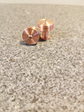 Copper Cuff Link Tops - Butterfield Machine