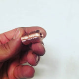 Copper Bomber lanyard bead - Butterfield Machine