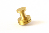 Brass Cuff Link Tops - Brass - Butterfield Machine