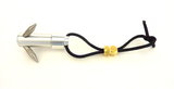 Hexagonal brass lanyard bead - Butterfield Machine
