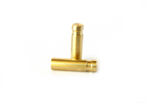 Hand machined brass wall hook - Butterfield Machine