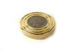 The FlatTop Brass Buffalo EDC Spinning Top - Butterfield Machine
