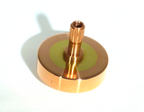 Copper and brass spinning top