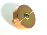 Copper and brass spinning top