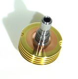 Machined Brass and Copper spinning top