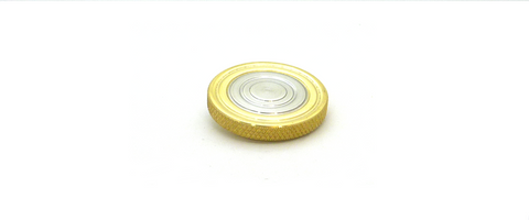 The FlatTop - Bi-metal - Brass over Stainless Steel EDC Spinning Top -  butterfield-machine.myshopify.com - Butterfield Machine