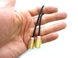 Begleri Hollow Point Brass and Copper EDC Greek worry beads fidget toy - Butterfield Machine