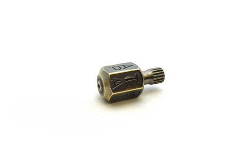 Put and Take Teetotum Brass Gambling Top - Butterfield Machine
