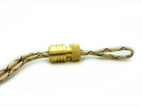 Knurled Brass Bomber lanyard bead - Butterfield Machine