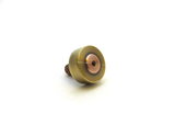 Machined copper and brass spinning top