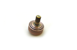 Copper and brass spinning top