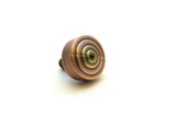 Copper and brass spinning top