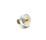 Machined aluminum and brass spinning top