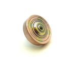 Machined copper spinning top