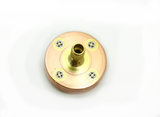 Machined copper spinning top