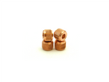 knurled Copper Lanyard Bead Charm - Butterfield Machine
